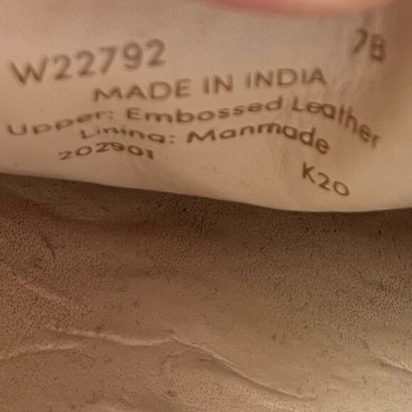 Cole Haan Driving Loafers Women's Size 7 Snakeskin Embossed Leather Slip On - Picture 7 of 8